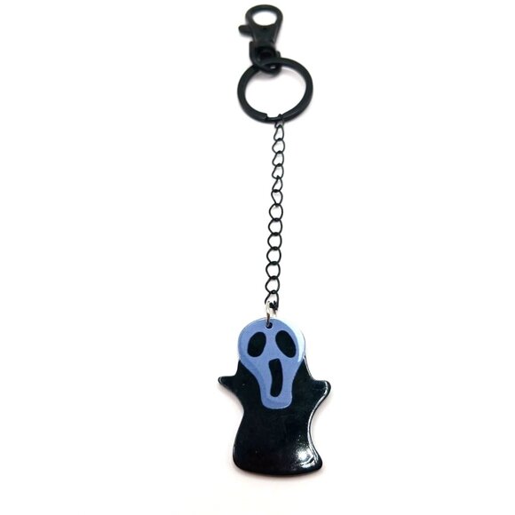 Ghost Face 6.5" Keychain Or Bag Charm - Picture 1 of 7
